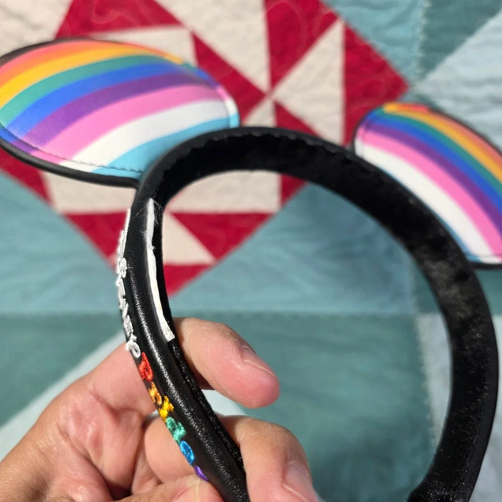 Disney pride rainbow
